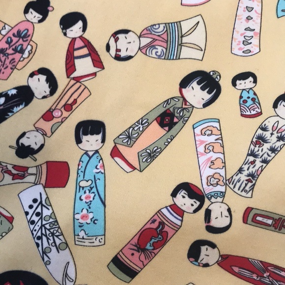 NOUVEAUX Fun & Flirty Asian Inspired Print Jacket - Size 14 - $28 - Picture 5 of 7